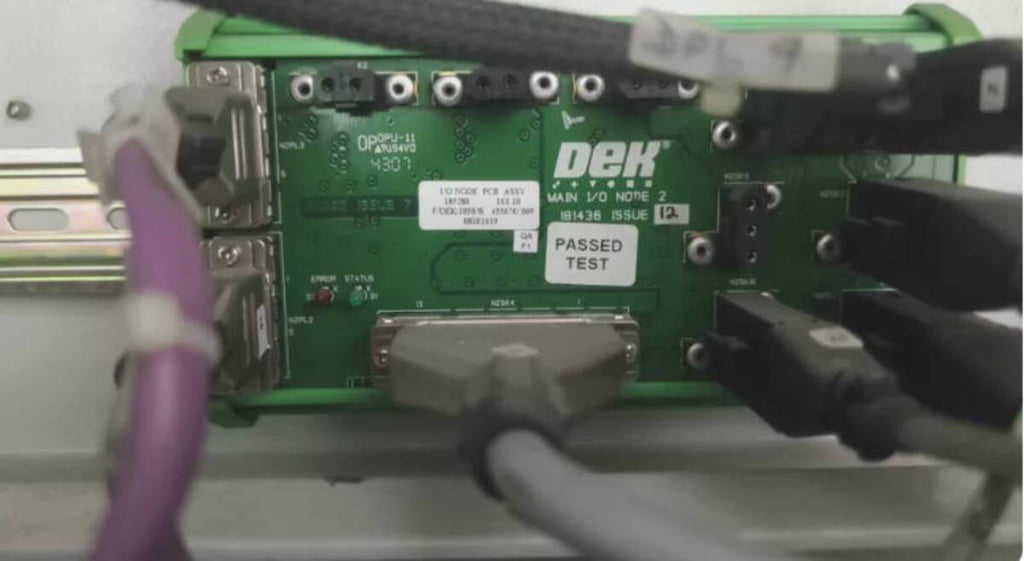ASM DEK 185281 181479 Screen Cleaner NODE 4 Control Board