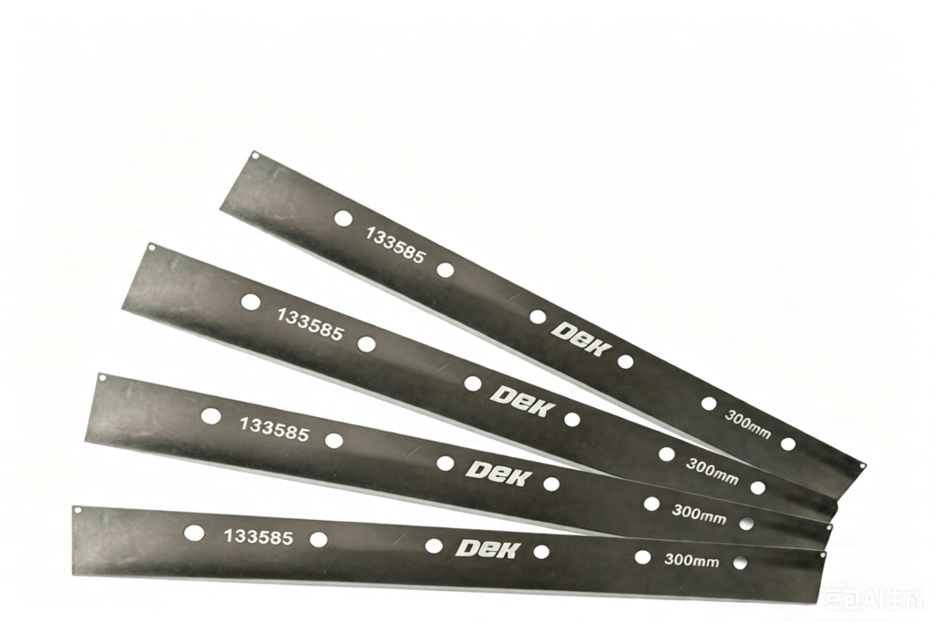 DEK 133585 300mm 60 degree replacement metal squeegee blade